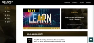 Class of day one in Legendary marketer 5 day challenge
